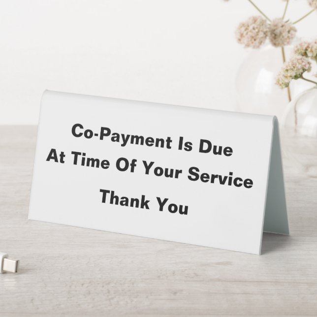 CoPay Classic Room Table Tent (In SItu (Table))