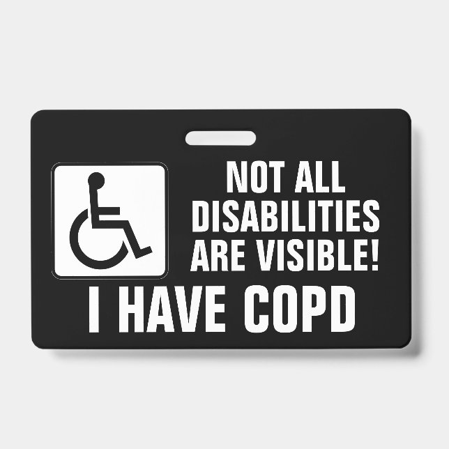 COPD Awareness Badge (Front)