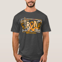 COPD Awareness cross ribbon Strong hope love T-Shirt