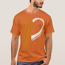 COPD Awareness Hople Love Heart Ribbon Happy Valen T-Shirt