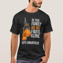 COPD Awareness Month Gloves orange Ribbon T-Shirt