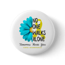 COPD Awareness Month Ribbon Gifts Button