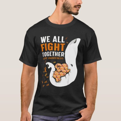 Copd Awareness We All Fight Together Elephant T_Shirt