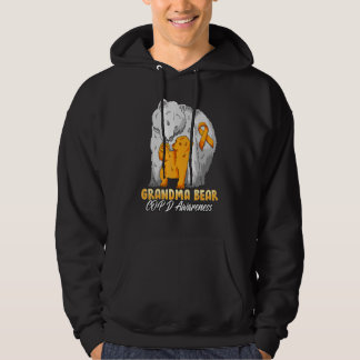 Copd Child Awareness Grandma Bear Support Ribbon Hoodie