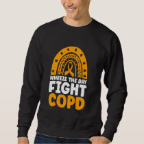 COPD Fighter COPD Support Squad Lung Disease Aware Sweatshirt