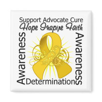 COPD Inspirations Spiral Ribbon Magnet