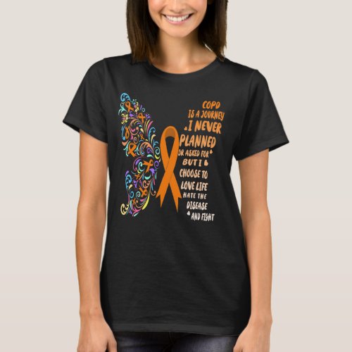 COPD journey live life fight T_Shirt