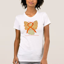 COPD Orange Awareness Ribbon Angel Custom Shirt