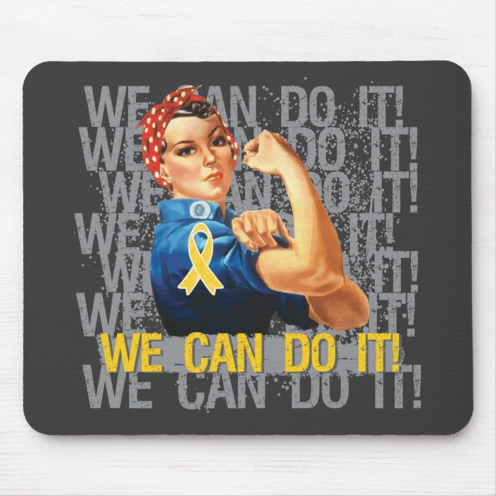 COPD Rosie WE CAN DO IT. Mouse Pad