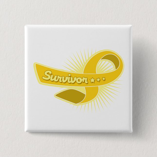 COPD Survivor Pinback Button (Front)