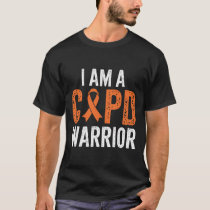 Copd Warrior Pulmonary Lung Disease Emphysema Bron T-Shirt