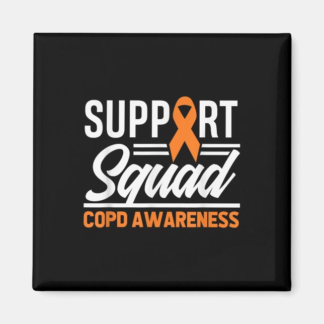 Copd Warrior Support Squad Copd Awareness  Magnet (Front)