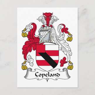 Copeland Family Crest Postcard