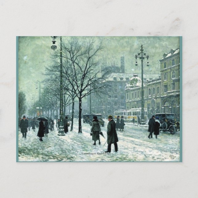 Copenhagen by Paul Fischer Postcard (Front)
