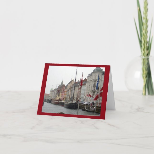 Copenhagen Canal (Nyhavn) Card (Front)