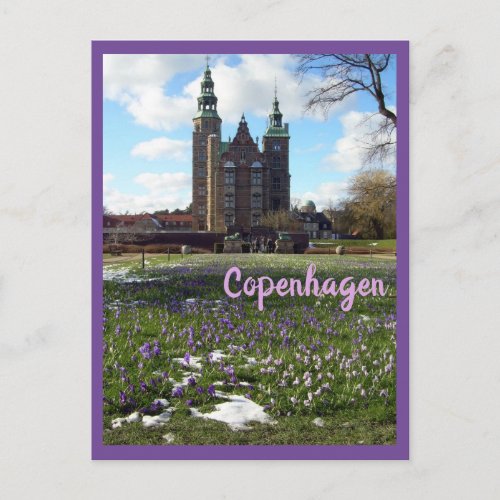 Copenhagen Castle Rosenborg Slot Postcard