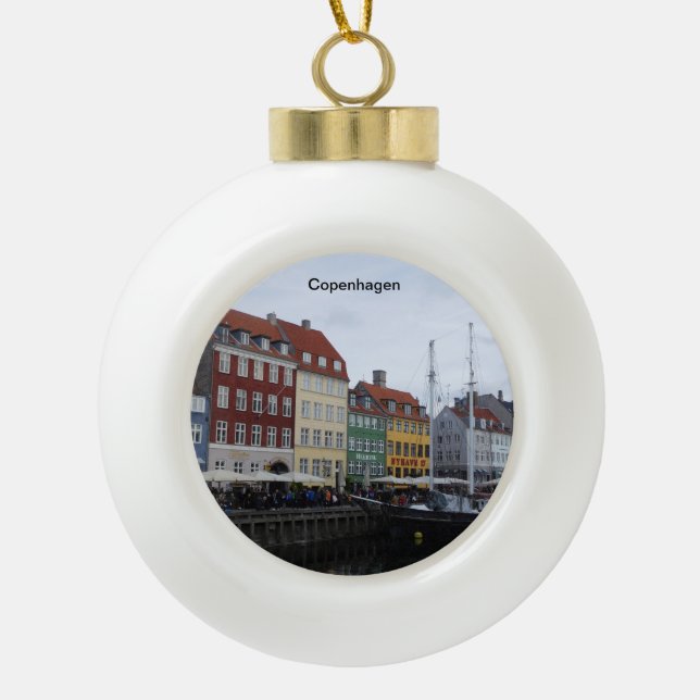 Copenhagen Christmas Tree Ornament (Front)