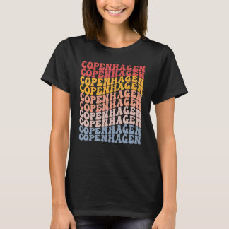 Copenhagen City Groovy Retro T-Shirt