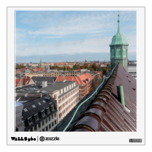Copenhagen Cityscape Wall Decal