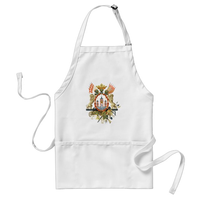 Copenhagen Coat of Arms Adult Apron (Front)