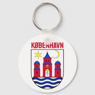 Copenhagen coat of arms - DENMARK Keychain