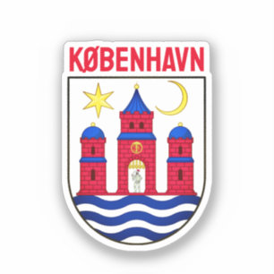 Copenhagen coat of arms - DENMARK Sticker