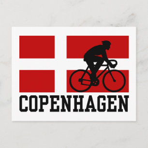 Copenhagen Cycling (male) Postcard