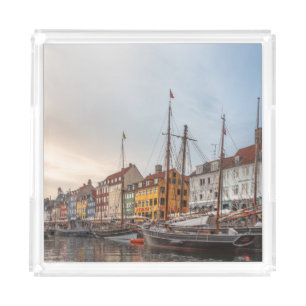 Copenhagen Denmark Acrylic Tray