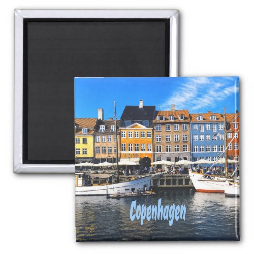 Copenhagen Denmark Capital Canal Homes Nyhavn Magnet