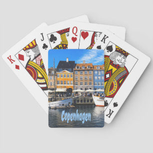 Copenhagen Denmark Capital Canal Homes Nyhavn Poker Cards