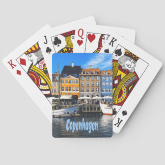 Copenhagen Denmark Capital Canal Homes Nyhavn Poker Cards