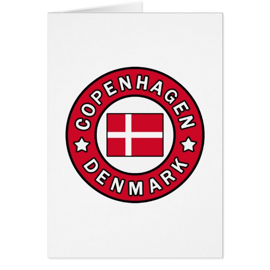 Copenhagen Denmark Cards (Front)