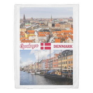 Copenhagen Denmark Duvet Cover