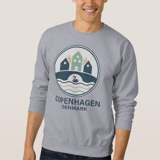 Copenhagen Denmark Europe Sweatshirt (Front)