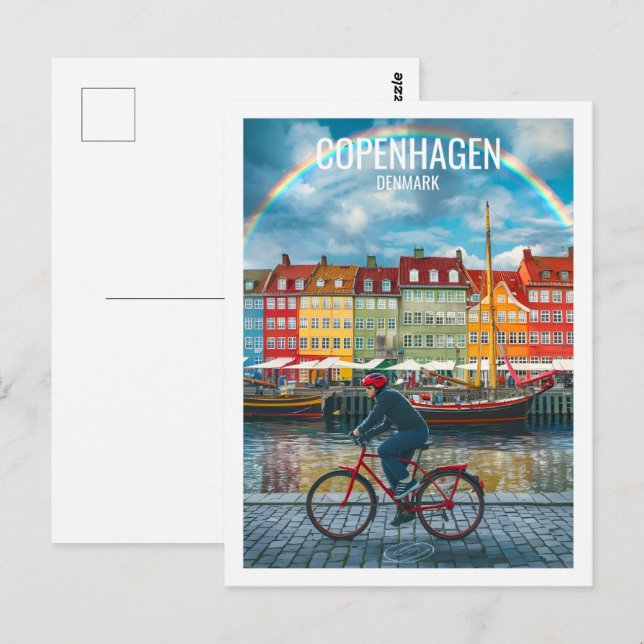 Copenhagen Denmark Famous Travel Place Postcard (Front/Back)
