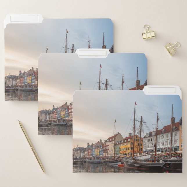 Copenhagen Denmark File Folder (Set)