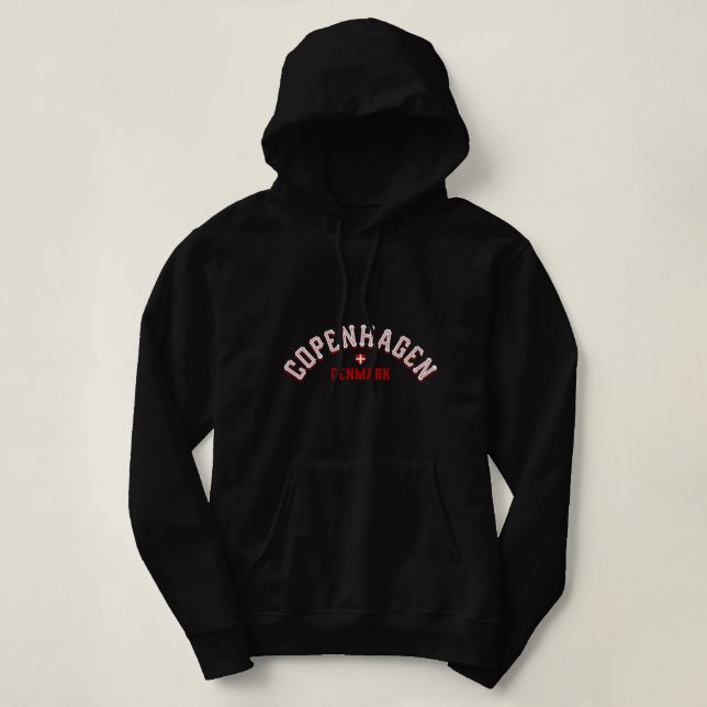 Copenhagen Denmark Hoodie (Design Front)