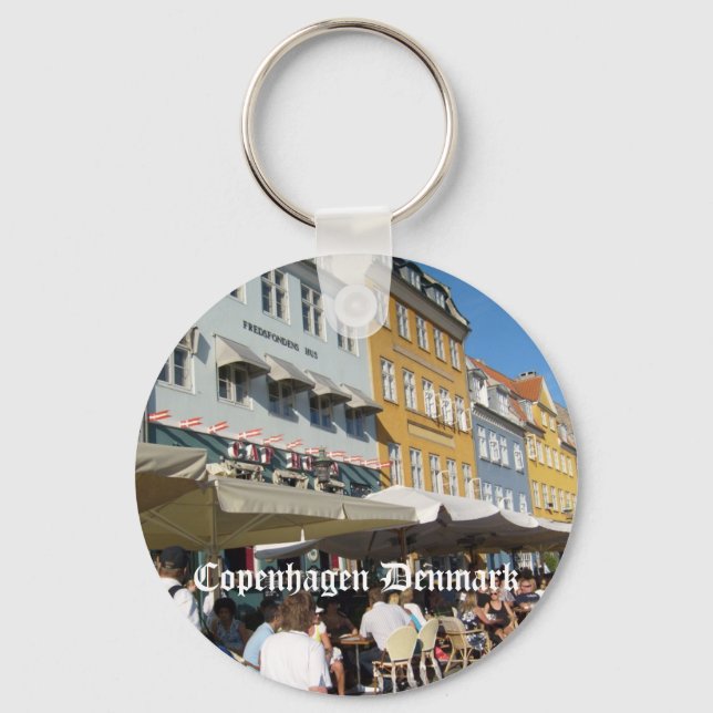 Copenhagen, Denmark Keychain (Front)
