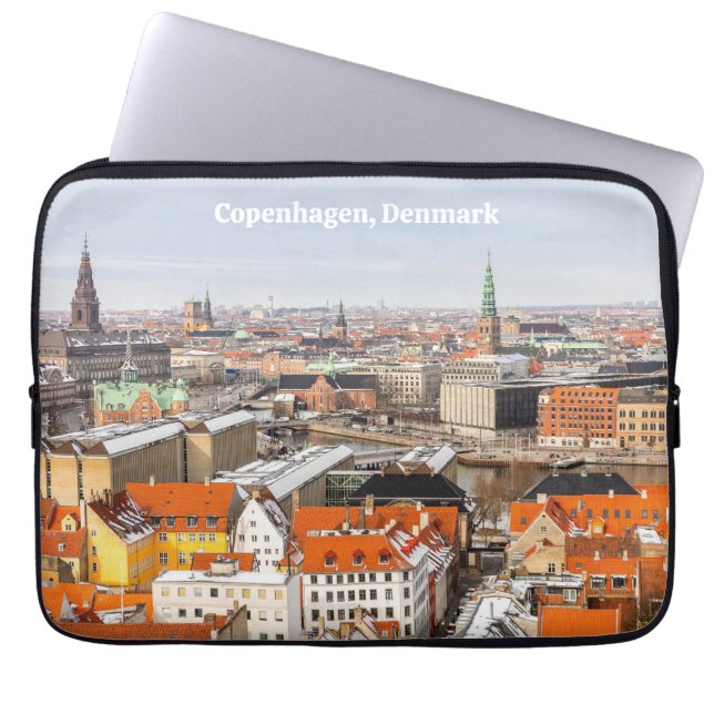 Copenhagen Denmark Laptop Sleeve (Front)