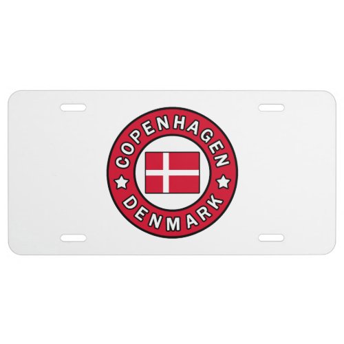 Copenhagen Denmark License Plate