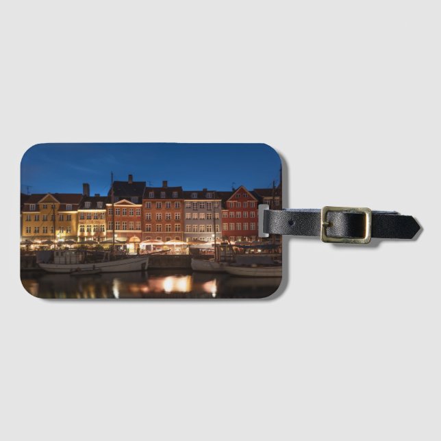 Copenhagen Denmark Luggage Tag (Front Horizontal)