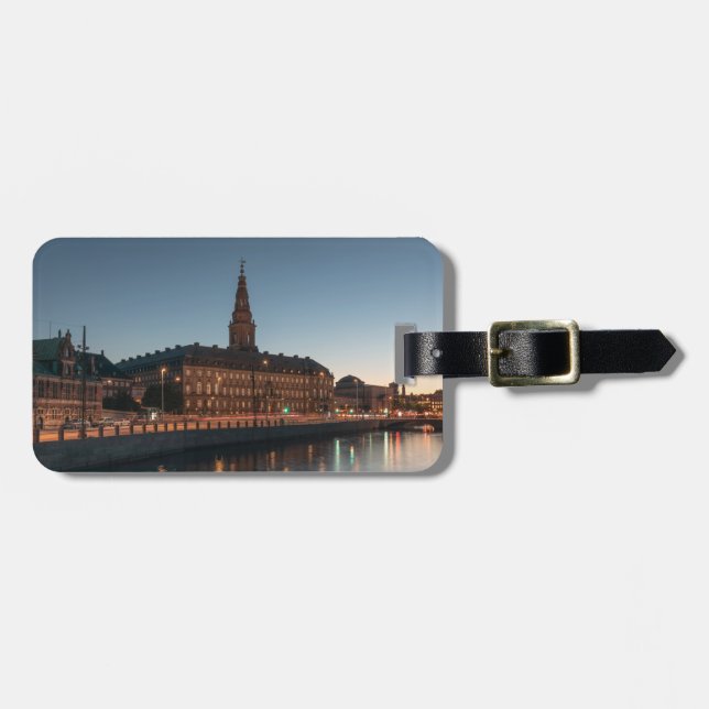 Copenhagen Denmark Luggage Tag (Front Horizontal)
