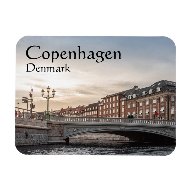 Copenhagen Denmark Magnet (Horizontal)