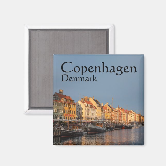 Copenhagen Denmark Magnet (Front/Back)
