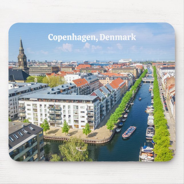 Copenhagen Denmark Mouse Pad (Front)