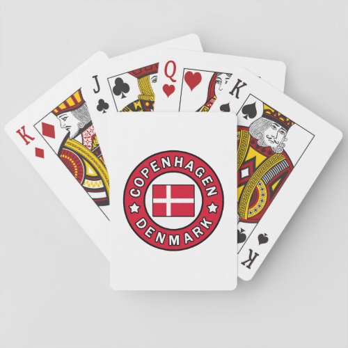 Copenhagen Denmark Playing Cards