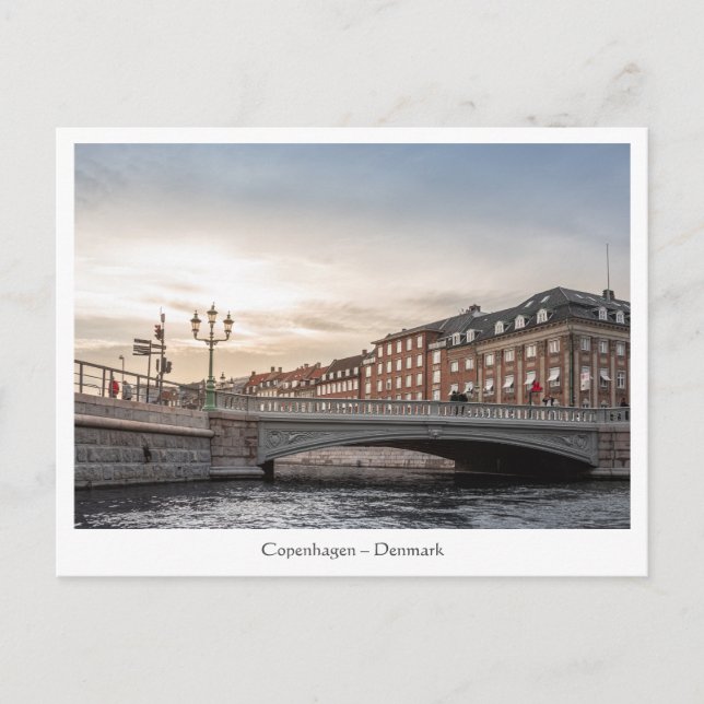 Copenhagen Denmark Postcard (Front)