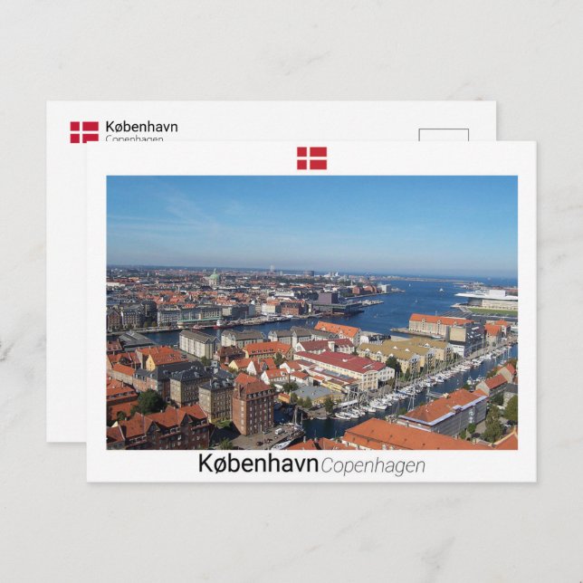 Copenhagen - Denmark Postcard (Front/Back)