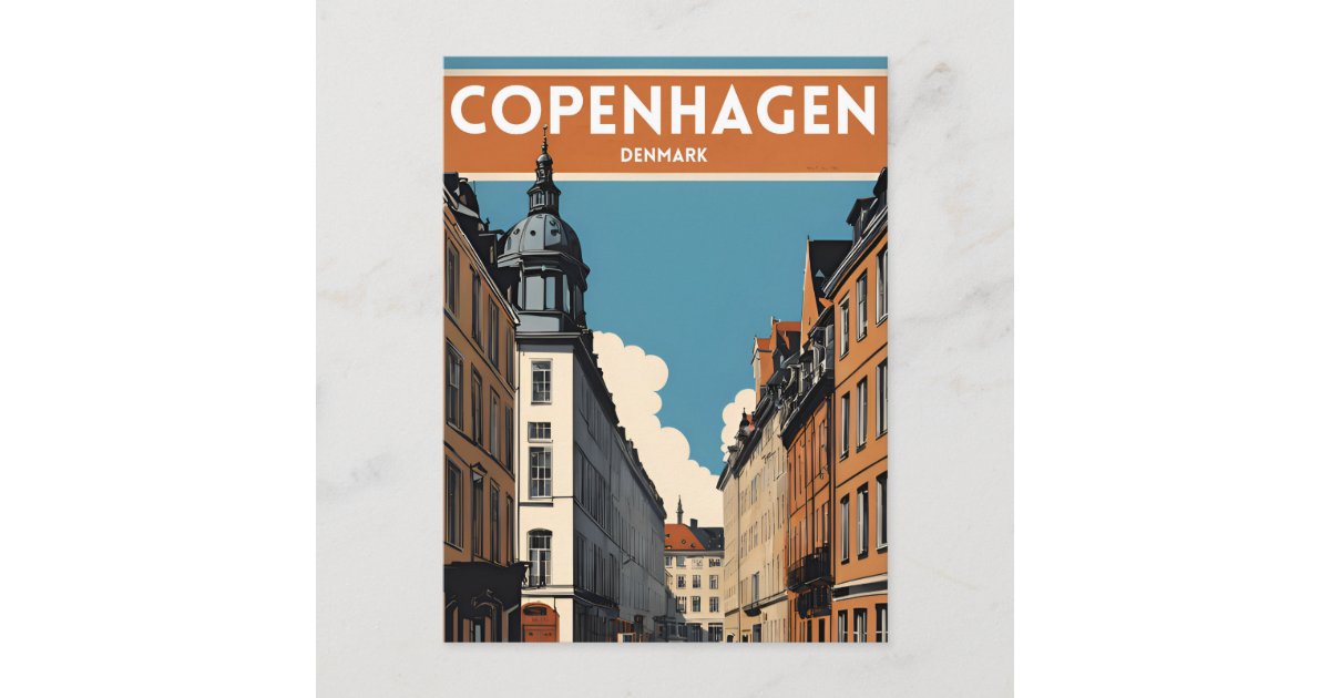 Copenhagen Denmark Postcard | Zazzle
