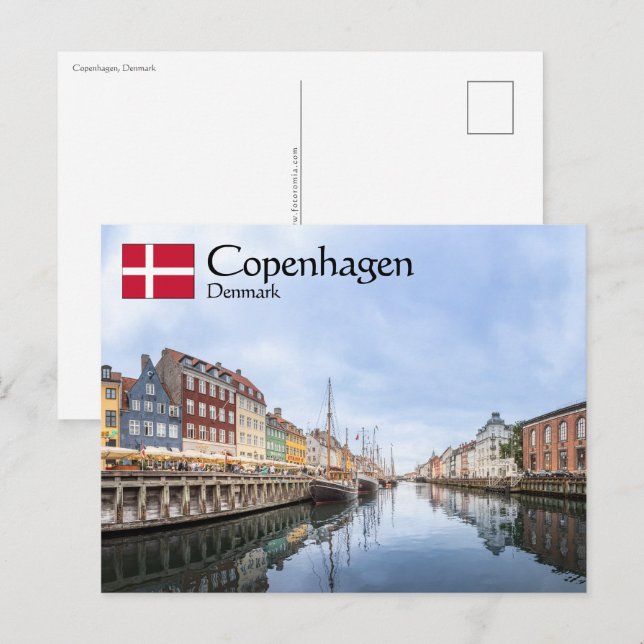 Copenhagen Denmark Postcard (Front/Back)